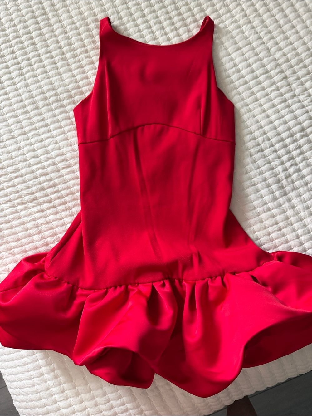 Junior Girl Red Ruffle Skort Dress